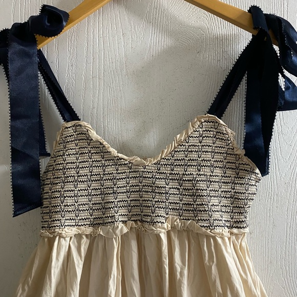 Free People Bluebell Ribbon Strap Maxi Dress In Vacation Sand Women Size S - Picture 2 of 7